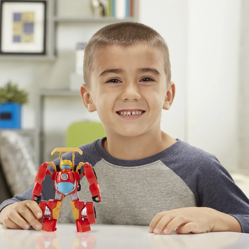 Transformers Rescue Bots Academy, figurine convertible Hot Shot de 11 cm