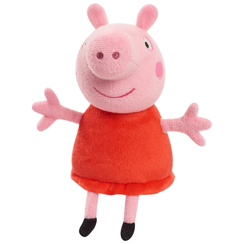 Peluche à Grains Peppa Pig de 20 cm (8 pouces) Peppa Pig, Petit Animal en Peluche Très Doux A Câliner