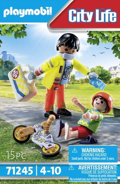 Playmobil - Secouriste avec enfant