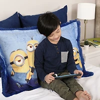 Oreiller géant en fourrure funky pour enfants Despicable Me Minions, 20 po x 30 po