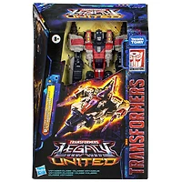 Transformers Generations Legacy United, figurine Cybertron Universe Starscream classe Voyageur