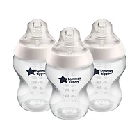 Tommee Tippee Closer to Nature Baby Bottles (9oz, 3 Count)