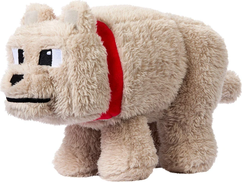 Minecraft-Peluche Dennis le Loup-taille de 20cm à collectionner