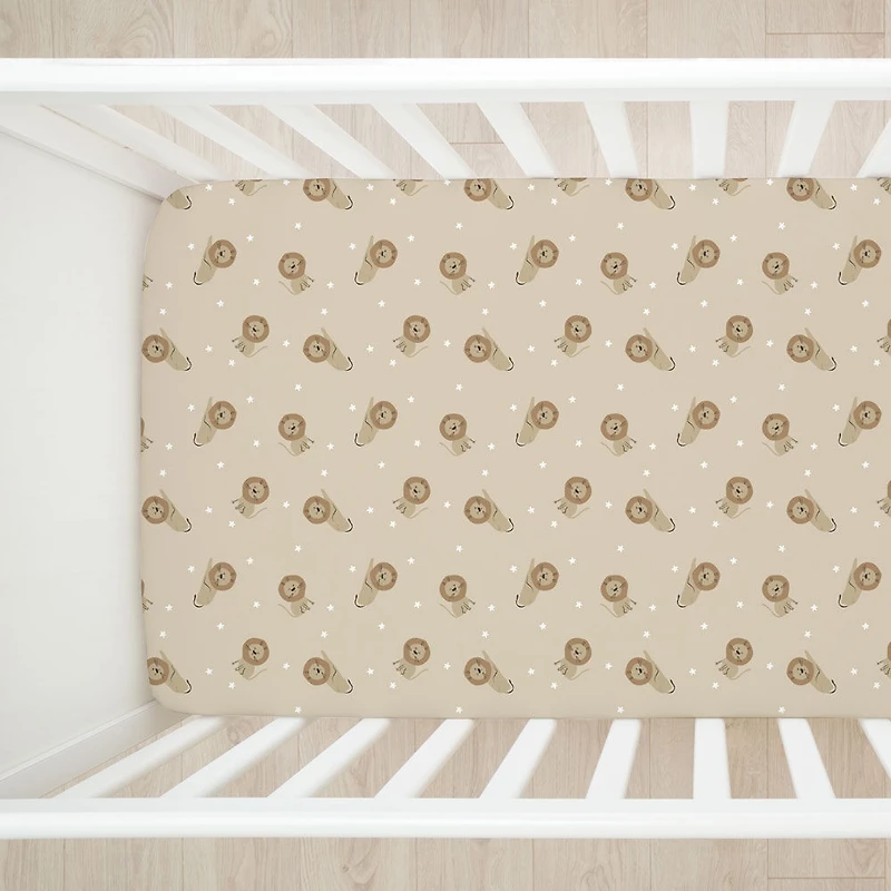 Koala Baby 2 Pack Flannel Sheet Lions/Leaves