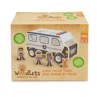 Woodlets Large Police Truck  - Notre exclusivité