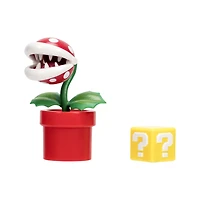 Figurine Nintendo de 4 pouces - Plante Piranha avec bloc question