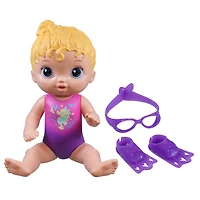 Baby Alive Sunny Swimmer Doll, 10-Inch Waterplay Baby Dolls, Baby Alive Doll