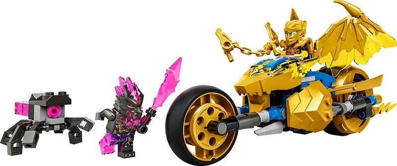 LEGO NINJAGO La moto dragon d'or de Jay 71768 Ensemble de construction (137 pièces)