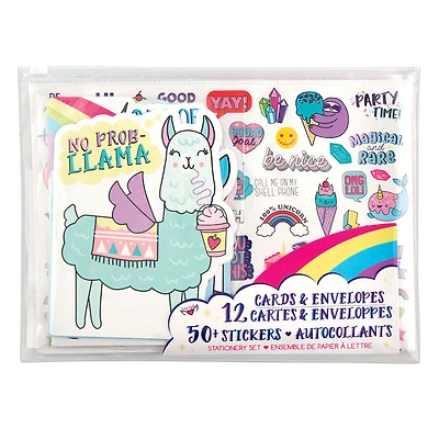 Ensemble de papeterie 100% Magic Fashion Angels - Édition anglaise