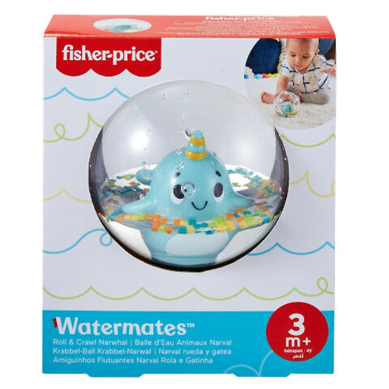 Fisher-Price Watermates Roll and Crawl Narwhal