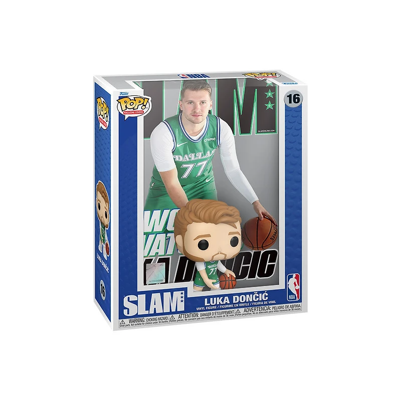 Funko POP NBA Cover: SLAM - Luka Doncic Figurine En Vinyle