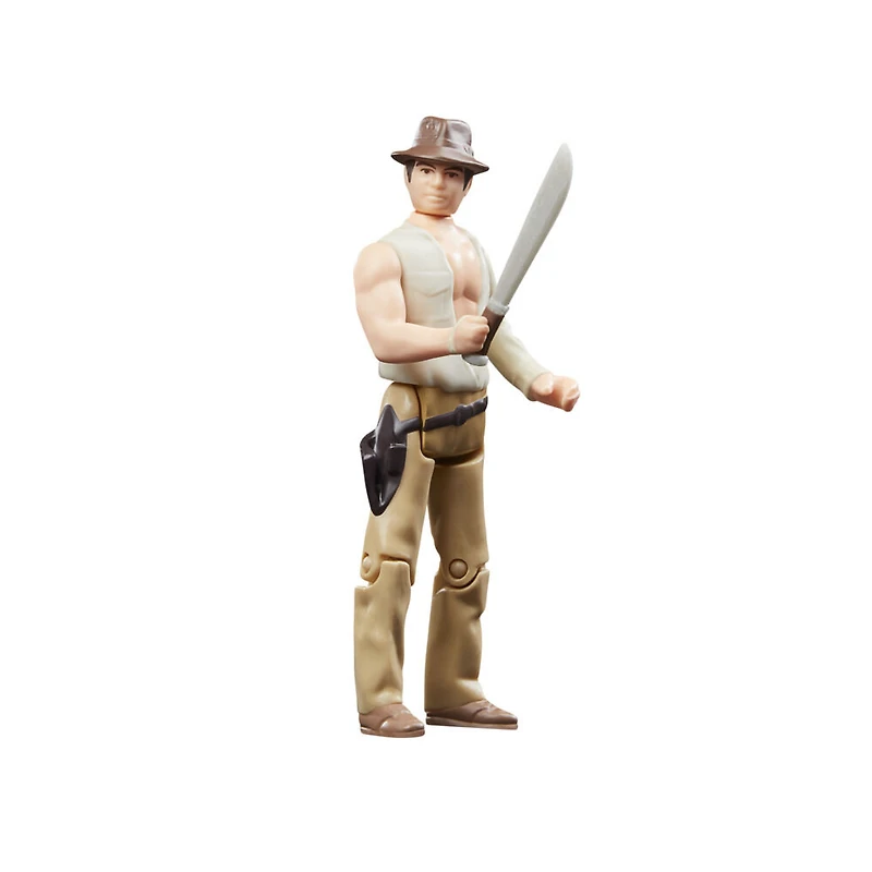 Indiana Jones et le Temple maudit Retro Collection, figurine Indiana Jones de 9,5 cm - Notre exclusivité
