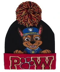 Ensemble chapeau et gants Pat'Patrouille, enfant - Inscription «PAW»