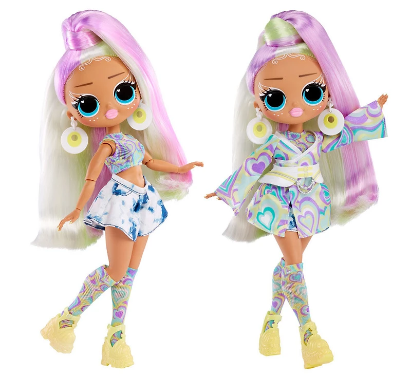 Poupée-mannequin LOL Surprise OMG Sunshine MakeoverMC, Sunrise, avec caractéristiques à couleur changeante