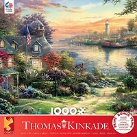 Ceaco: Thomas Kinkade - New England Harbor casse tête (1000pc)