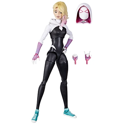 Marvel Legends Series, Spider-Man: Across the Spider-Verse (Partie 1), figurine Spider-Gwen de 15 cm, 4 accessoires