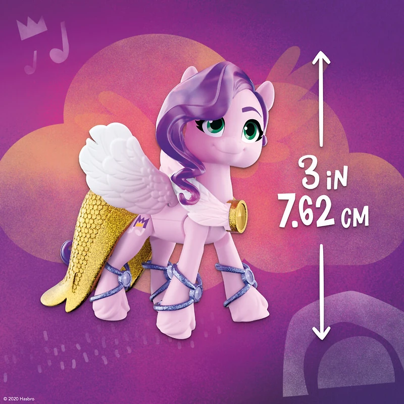 My Little Pony: A New Generation, Aventure de cristal Princess Petals, figurine de poney rose