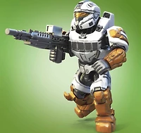 Mega Halo Heroes Series 14 Spartan Trailblazer Micro Action Figure, Building Toys for Kids