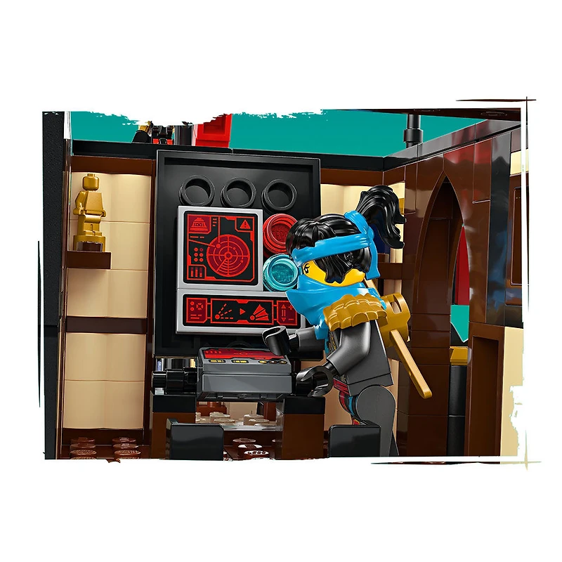 LEGO NINJAGO Le QG du Temple des Ninjas, Ensemble de Construction de Jouet avec 6 Figurines Incluant Cole 71848