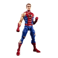 Marvel Legends Series Magic: The Gathering, figurine Spider-Man endommagé au combat avec carte premium exclusive