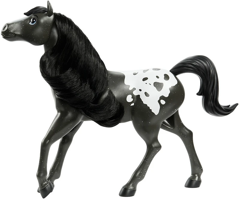 Spirit Untamed Mustang Stallion, Long Black Mane