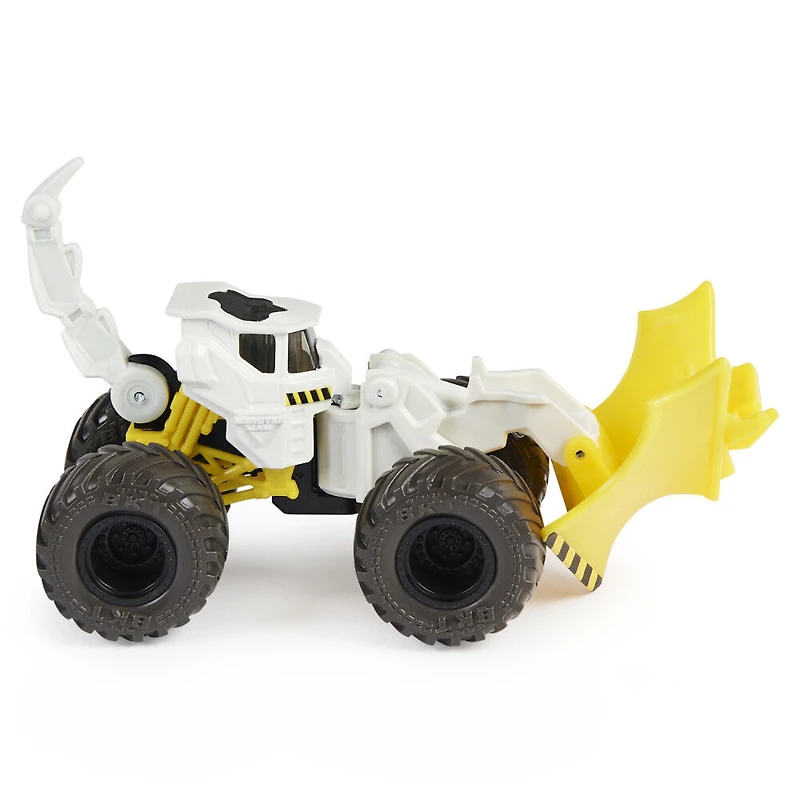 Monster Jam, Monster truck Wedge Dirt Squad officiel avec pièces mobiles, véhicule en métal moulé à l'échelle 1:64