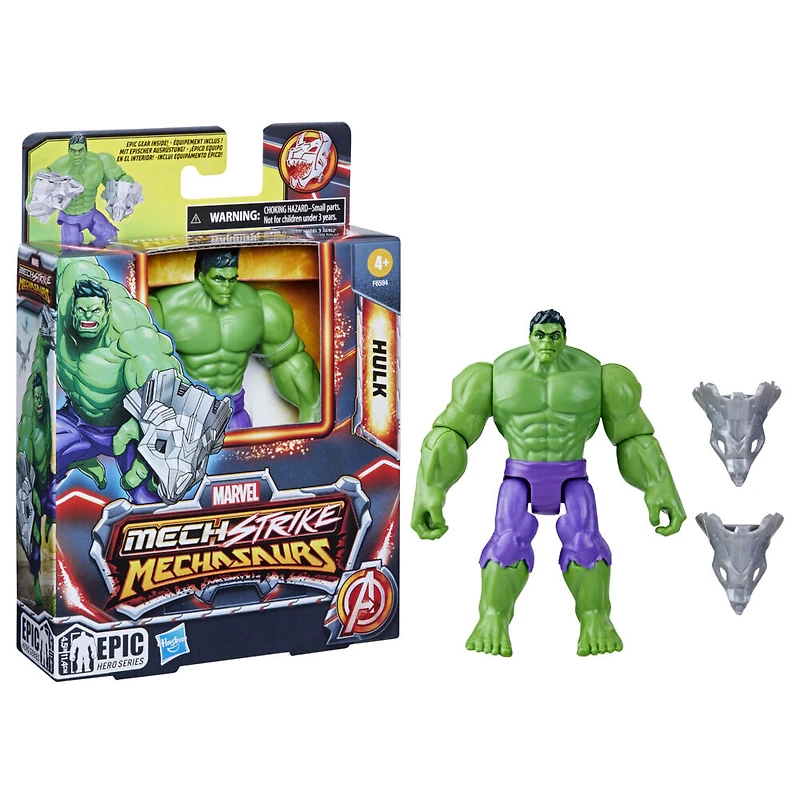 Marvel Mech Strike Mechasaurs figurine Hulk de 11 cm