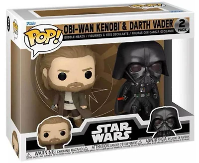 POP Vinyl:Star Wars 2pk-Obi-Wan et Vader(MT) - Notre exclusivité