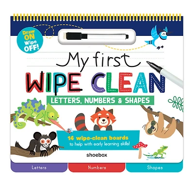 My First Wipe Clean: Letters, Numbers and Shapes - Édition anglaise