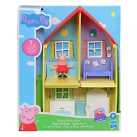 Peppa Pig Peppa's Adventures Peppa's Family House Playset Preschool Toy, includes Peppa Pig Figure and 6 Accessories