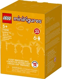 LEGO Figurines Series 23 lot de 6 71036 Ensemble de jeu de construction (1 ensemble de 6 sacs)