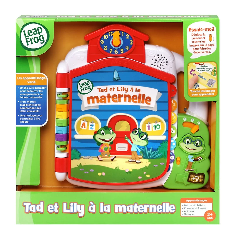 LeapFrog Tad's Get Ready for School Book - French Edition