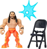 WWE Action Figure Knuckle Crunchers Seth Rollins with Battle Accessory