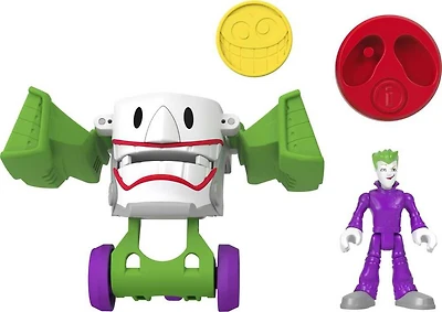 Fisher-Price Imaginext DC Super Friends Head Shifters The Joker Vehicle Set