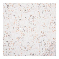 Paquet De 2 Draps En Microfibre Avec Lapins Blancs