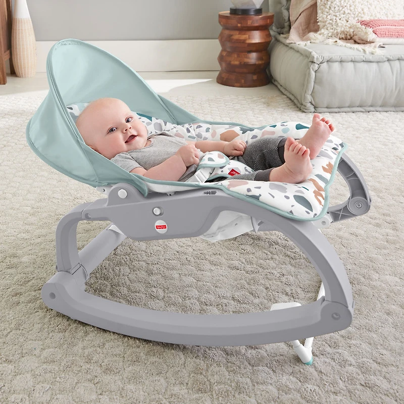 Siège berçant évolutif de luxe de Fisher-Price - Galet du Pacifique