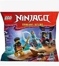 LEGO NINJAGO Arin vs. Dragonian Battle Building Toy -with 2 Minifigures from Dragons Rising TV Show - 30700