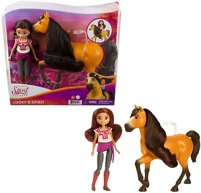 Spirit: l'indomptable -Poupée Lucky et son cheval Spirit
