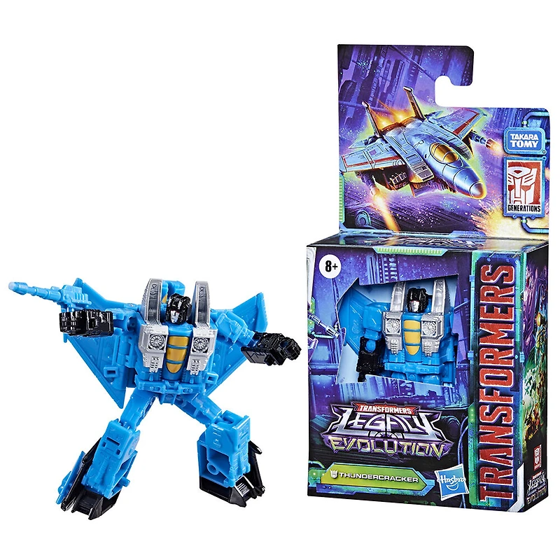 Transformers Generations Legacy Evolution, figurine Thundercracker classe Origine de 8,5 cm