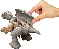 Jurassic World Transformation Féroce Double Danger Indominus Rex en Kentrosaure