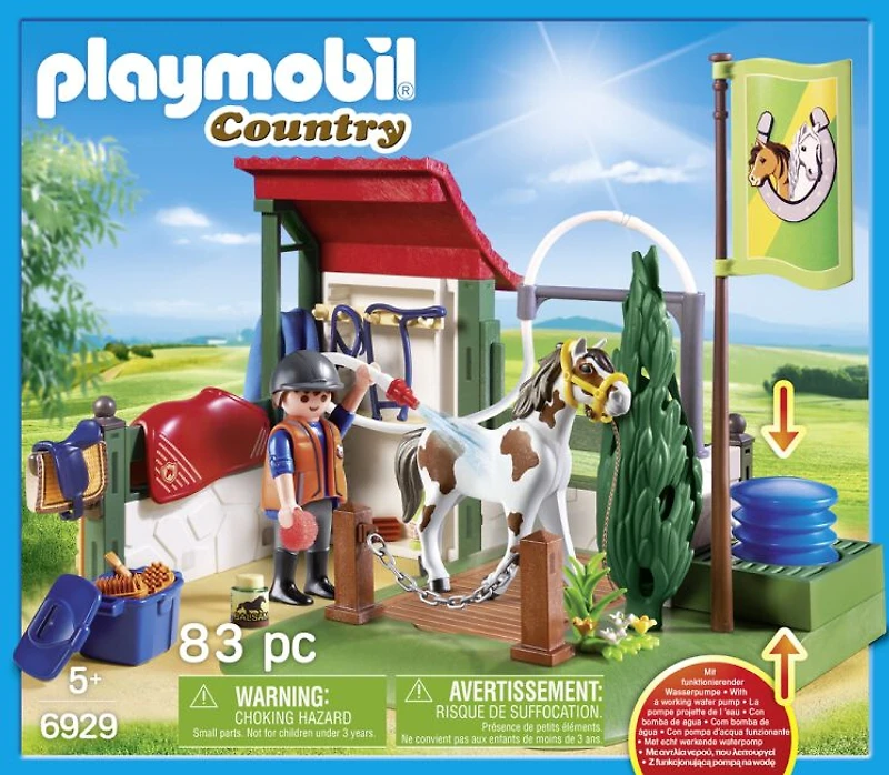 Playmobil - Box de lavage pour chevaux