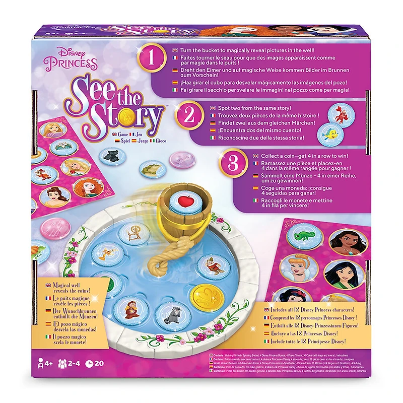 Funko DISNEY PRINCESS SEE THE STORY Board Game