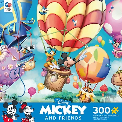Disney - Mickey's Air Balloon - Puzzle De 300 Pièces Surdimensionnées
