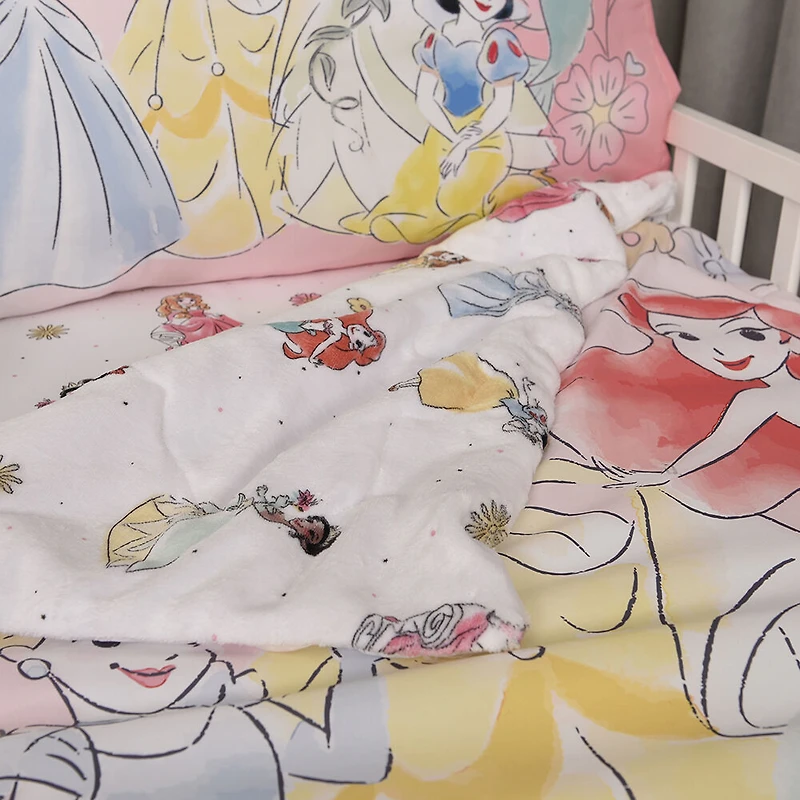 Ensembles de literie 3 pièces pour tout-petits des princesses Disney