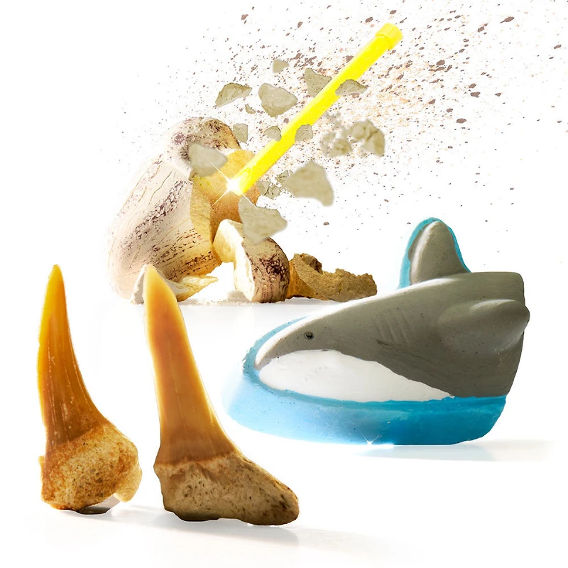 Discovery #MINDBLOWN Shark Teeth Unearthed 2-Pack Excavation Kit