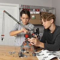 Meccano, Ensemble de construction motorisé Super Construction 25 en 1, Jouet éducatif STEAM, 638 pièces