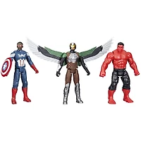 Marvel Avengers Captain America: Brave New World Titan Hero Series 12 Inch (30 CM) Action Figure & Accessories Multipack