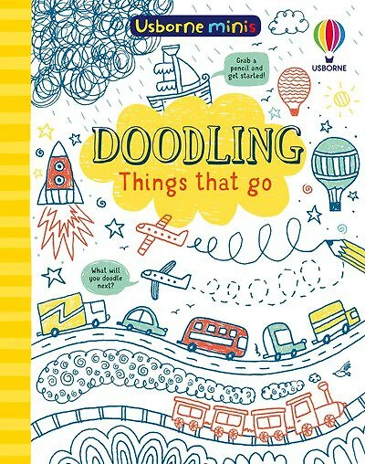 Usborne Minis: Doodling Things that Go - Édition anglaise