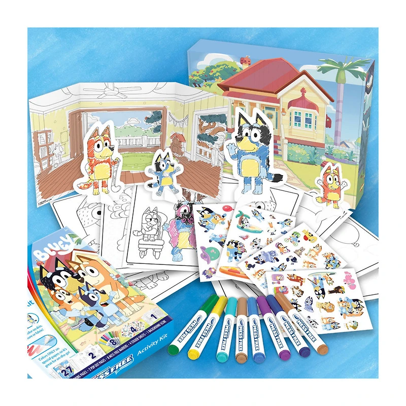 Crayola Color Wonder Mess-Free Bluey Activity Kit