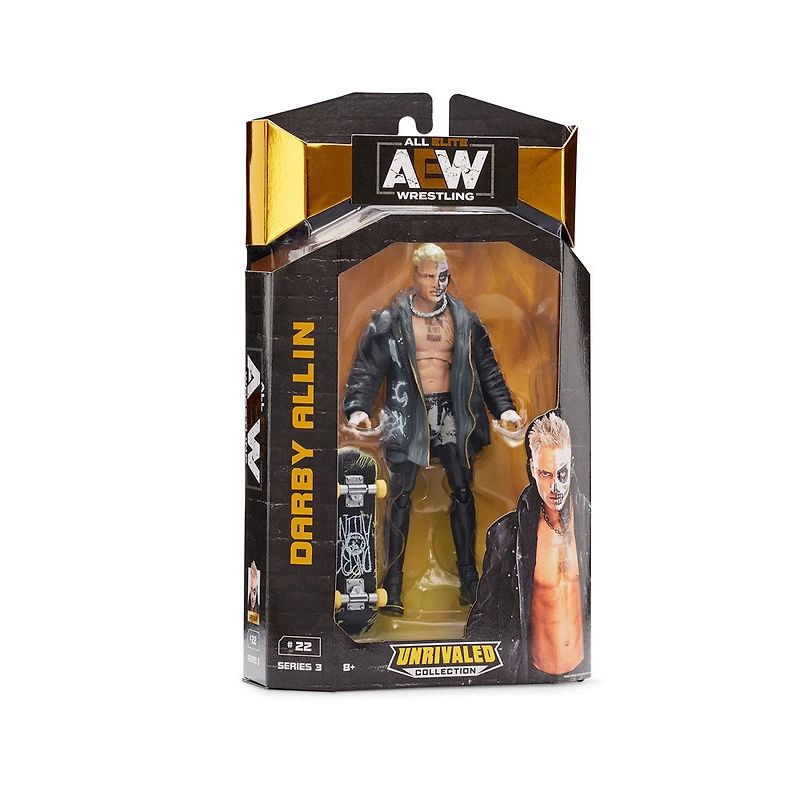 AEW - Ensemble de 1 figurine (lutteur inégalé) - Darby Allin